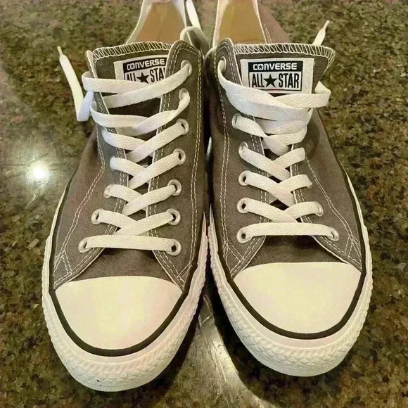 Converse, Chuck Taylor, All Star, Mens 11.5 Womens 13.5, Gray Sneakers - Picture 2 of 8